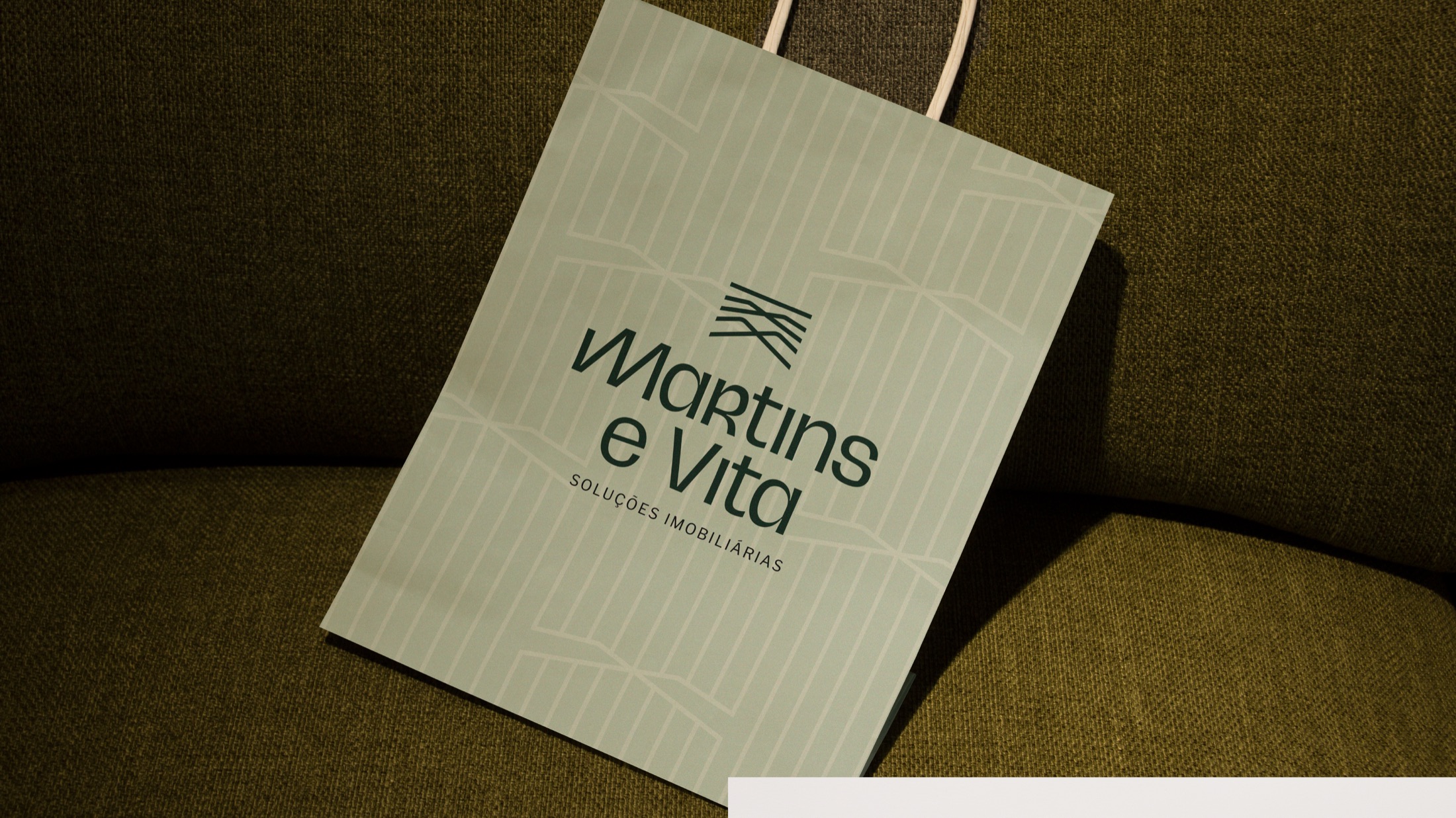 Sacola com a marca