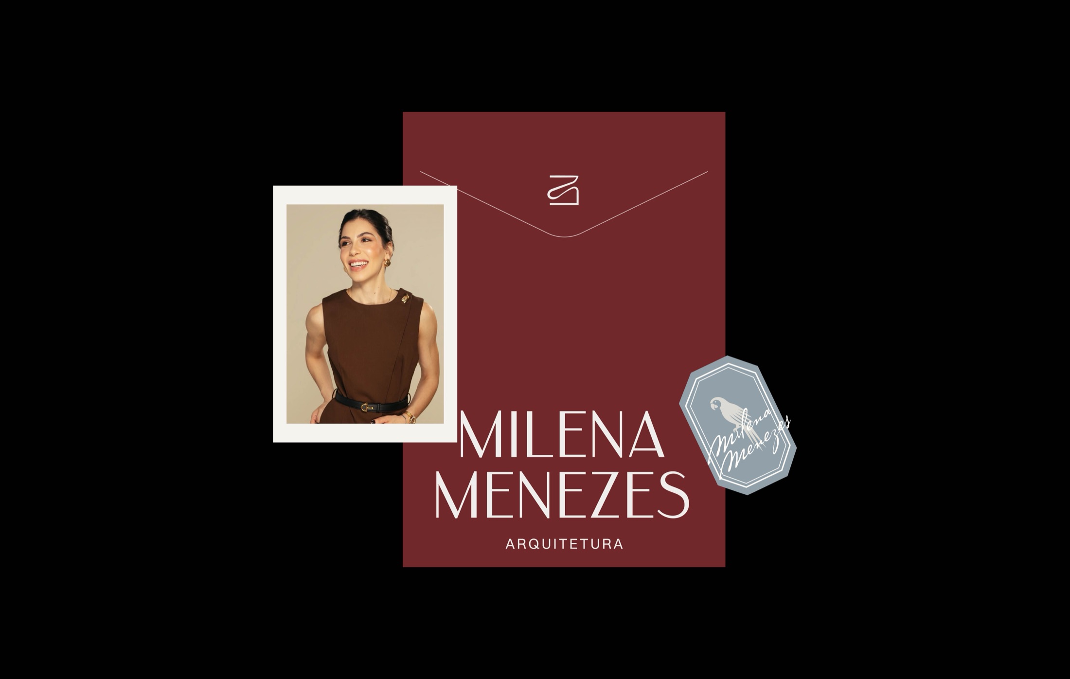 Milena Menezes envelope and stationery