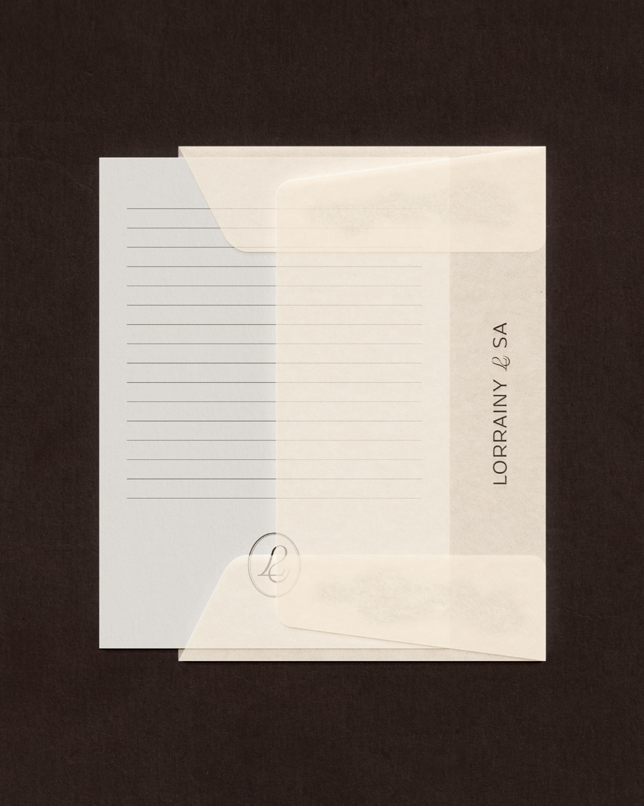 Papel timbrado da Lorrainy Sá